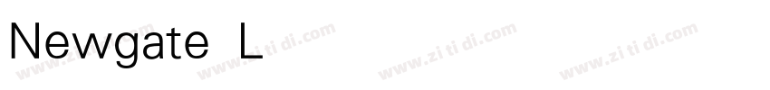 Newgate Light字体转换